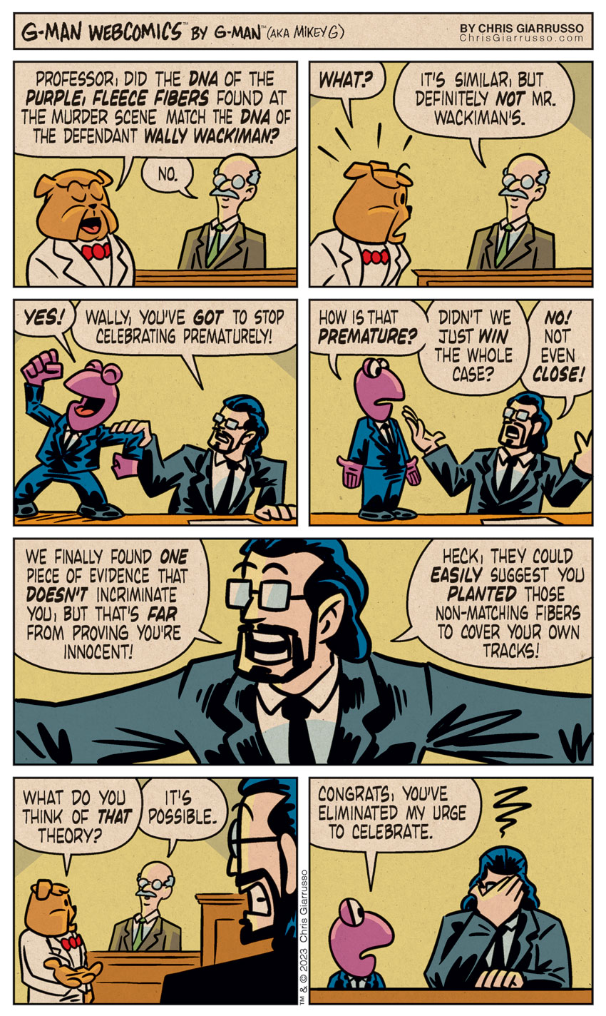 G-Man Webcomics #462: W. Wackiman Trial Part 6