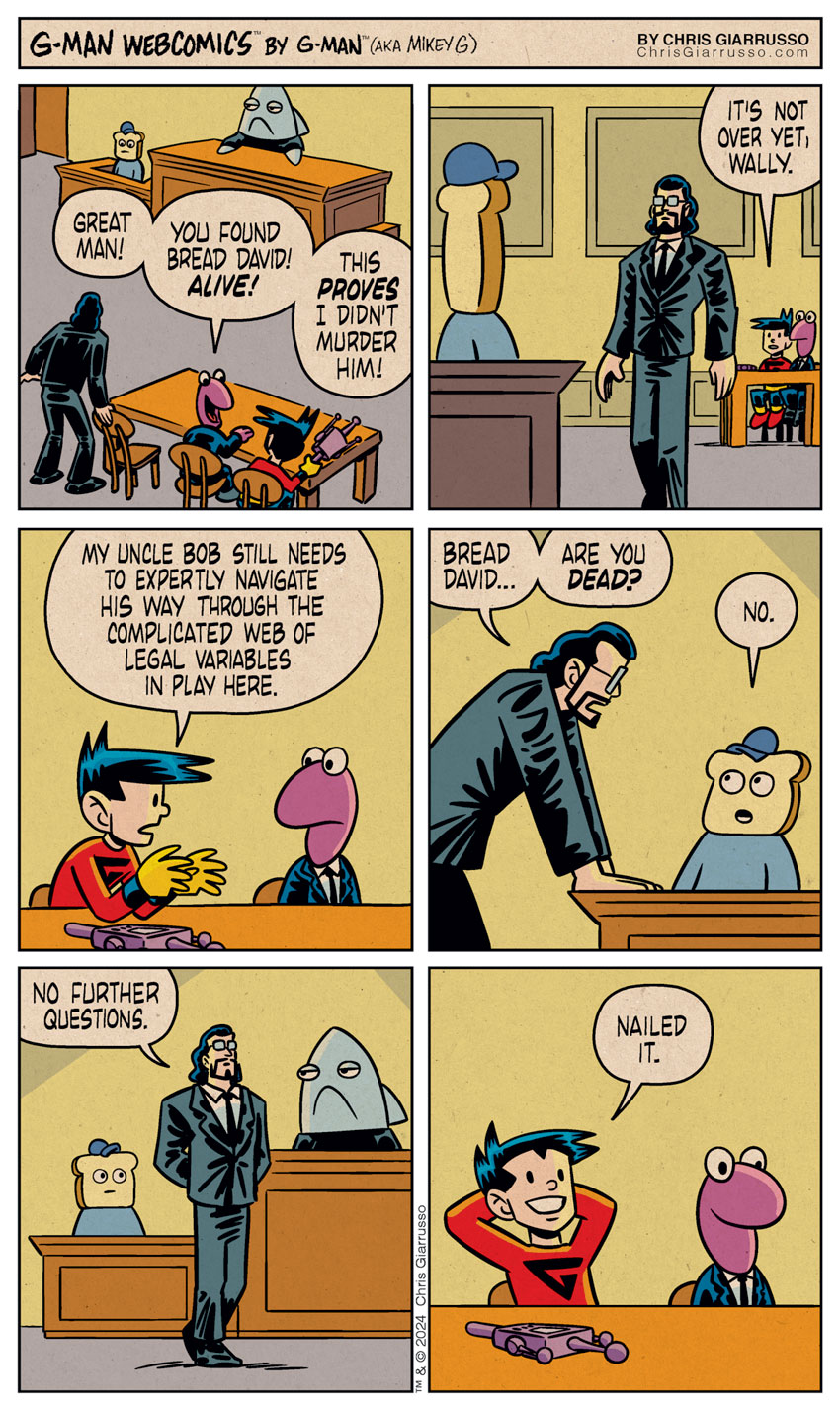G-Man Webcomics #468: W. Wackiman Trial Part 11