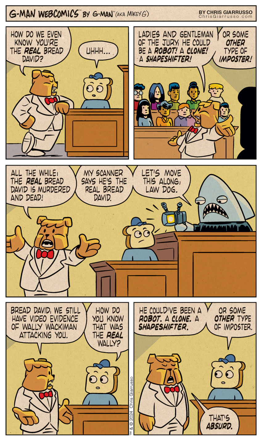 G-Man Webcomics #469: W. Wackiman Trial Part 12