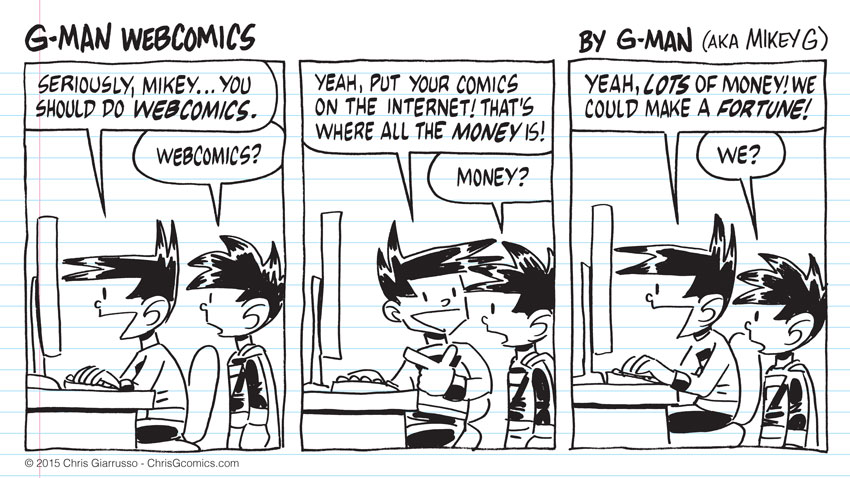 G-Man Webcomics #7: Do Webcomics