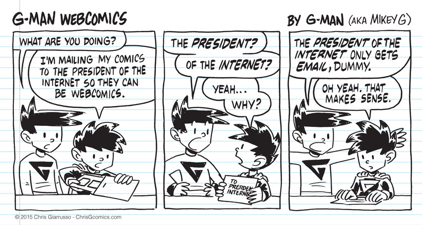 G-Man Webcomics #8: Email