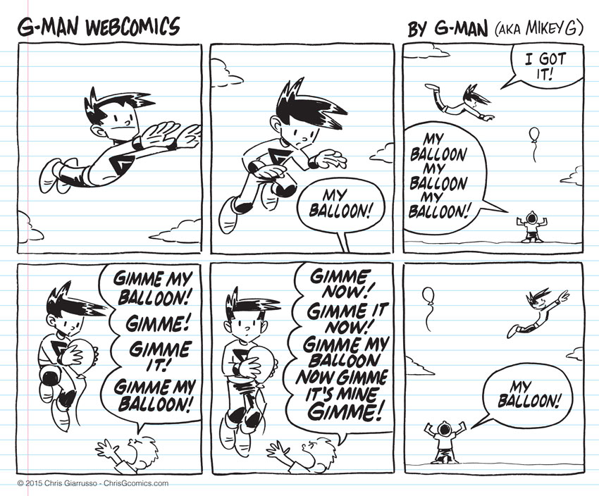 G-Man Webcomics #11: The Rogue Balloon