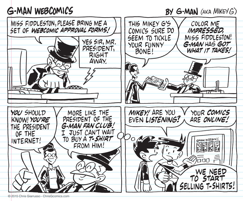 G-Man Webcomics #12: Online