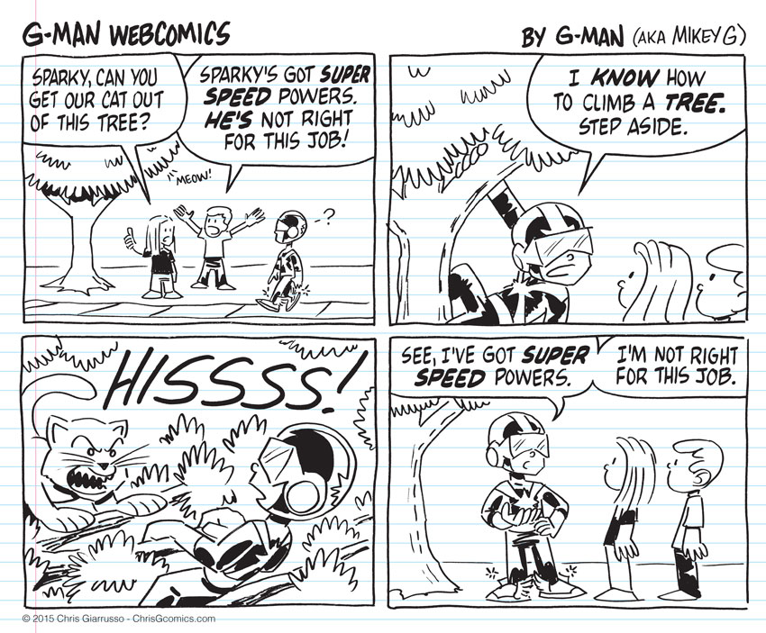 G-Man Webcomics #13: The Need for Speed