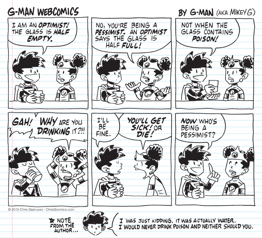 G-Man Webcomics #15: Eternally Optimistic