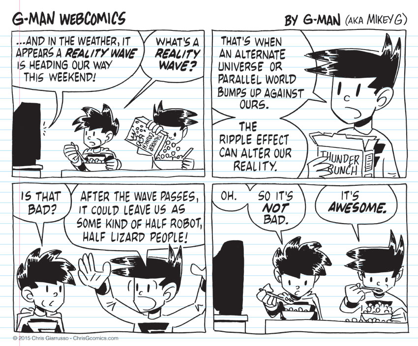 G-Man Webcomics #16: Reality Wave