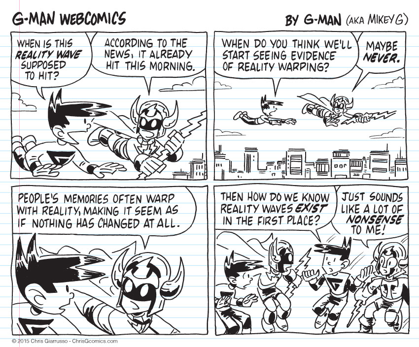 G-Man Webcomics #18: What is Reality??
