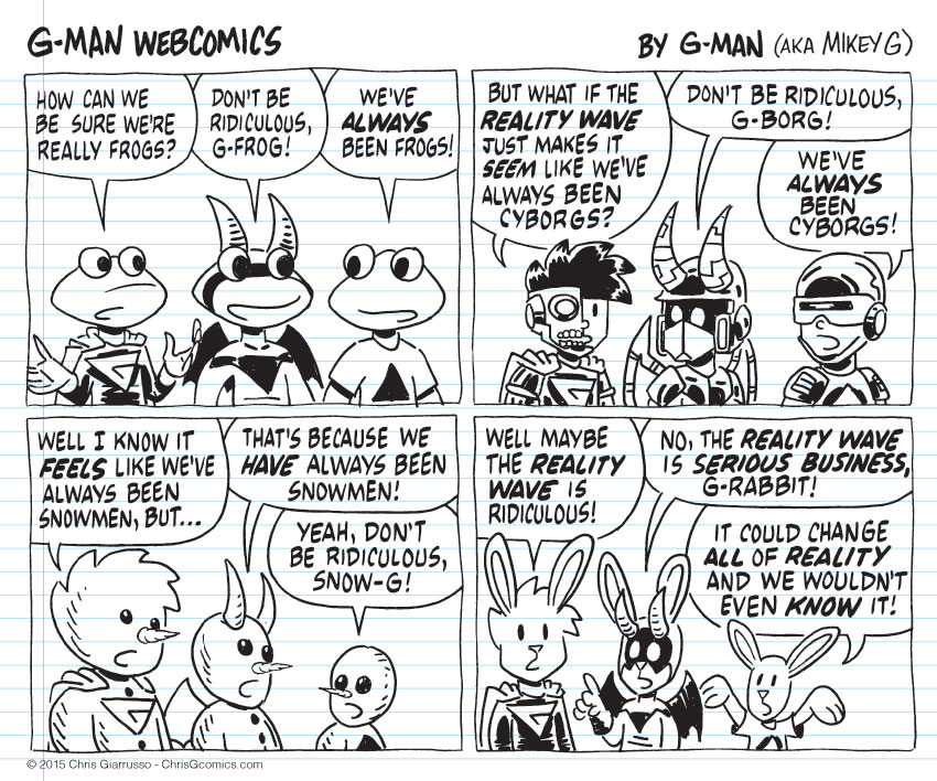G-Man Webcomics #19: What is Certainty?
