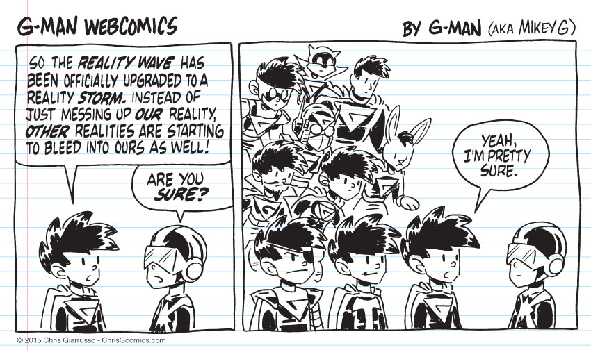 G-Man Webcomics #23: Reality Storm