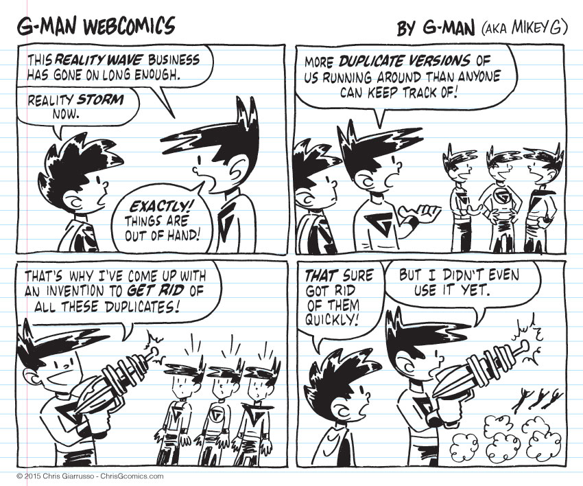 G-Man Webcomics #26: Reality is the Mother of Invention