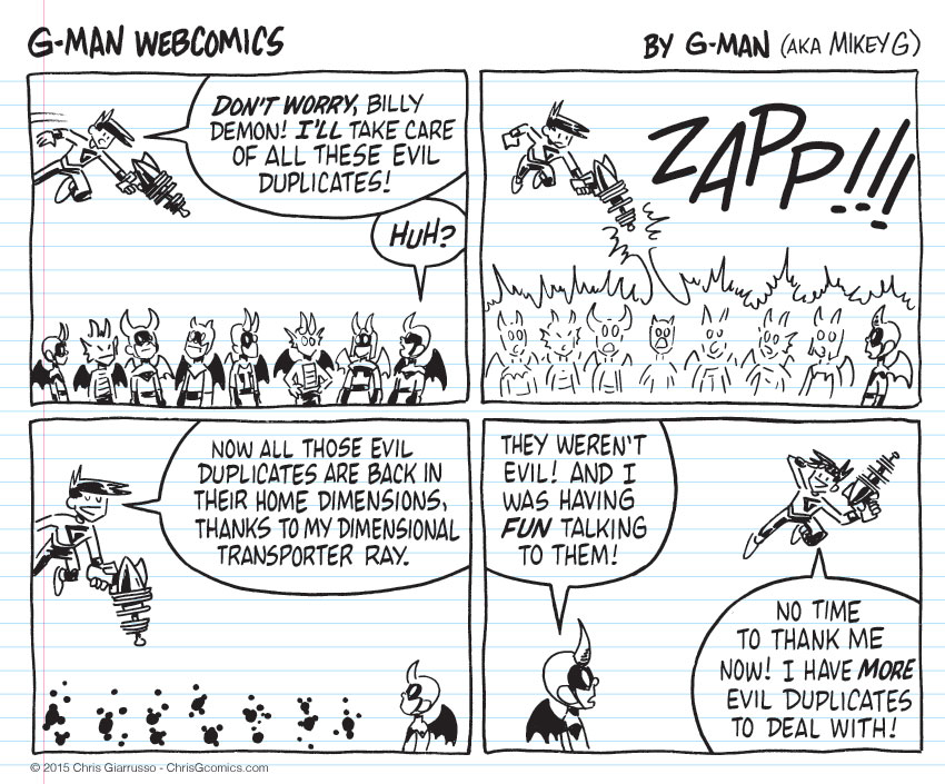 G-Man Webcomics #29: You're Welcome