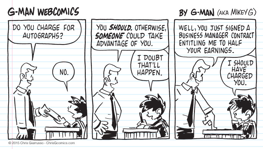 G-Man Webcomics #37: Advantage, Out