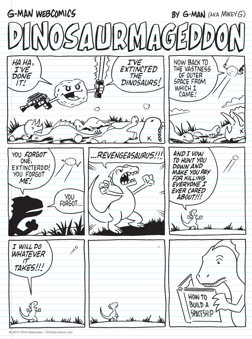 G-Man Webcomics #42: Dinosaurmageddon