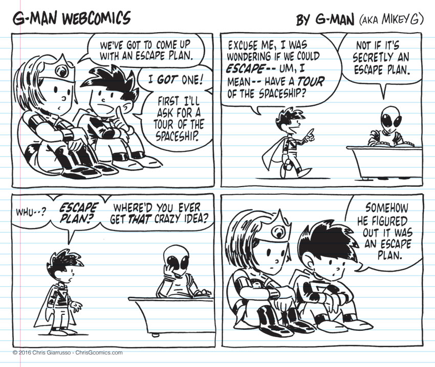 G-Man Webcomics #60: Escape Plan