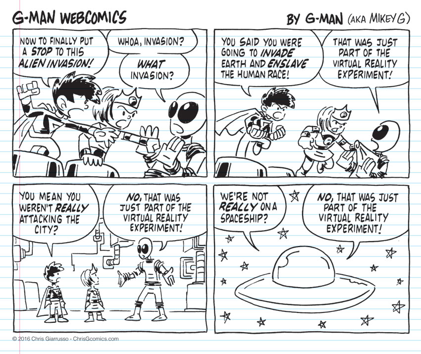 G-Man Webcomics #67: What Invasion?