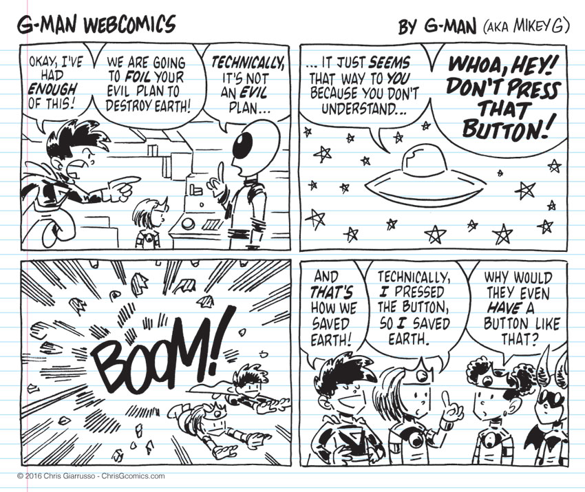G-Man Webcomics #60: Enough