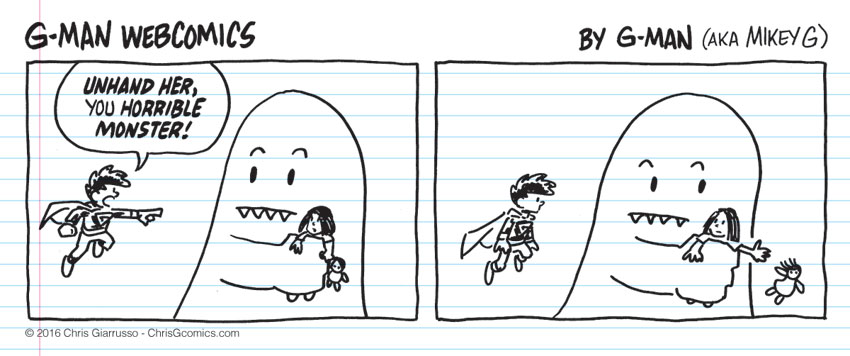 G-Man Webcomics #96: Monsters