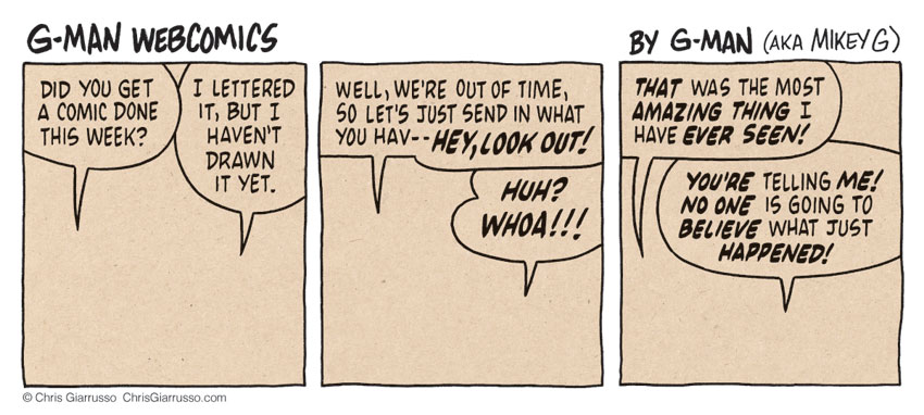 G-Man Webcomics #120: Amazing