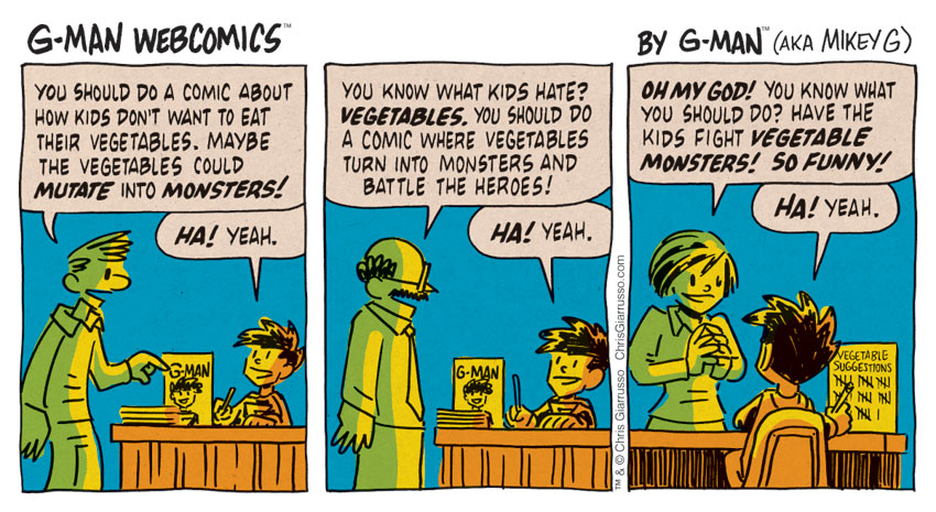 G-Man Webcomics #135: Ideas