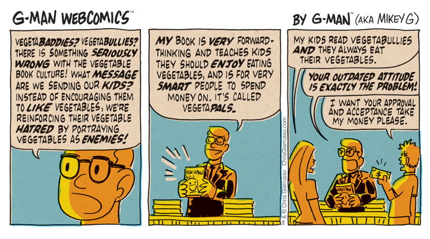 G-Man Webcomics #138: Vegessages