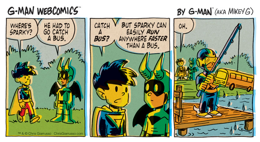 G-Man Webcomics #145: The Bus