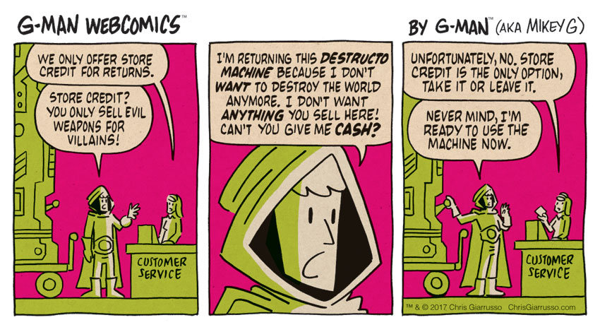 G-Man Webcomics #149: Credit Where Credit is Due