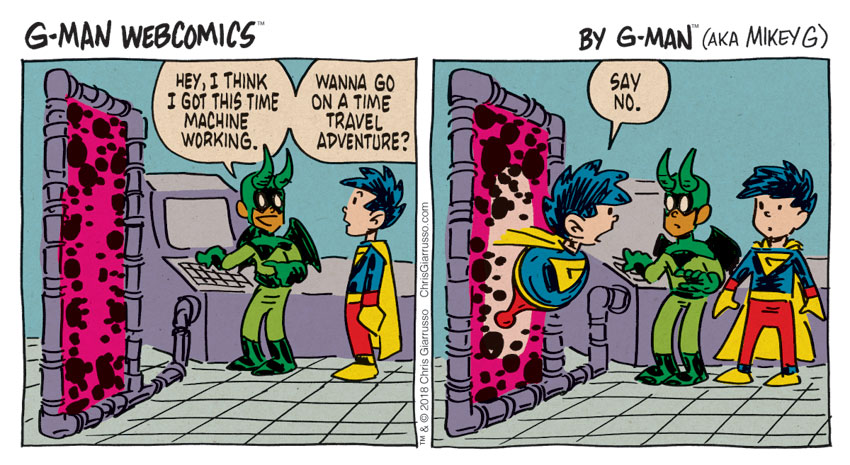 G-Man Webcomics #156: Time Travel