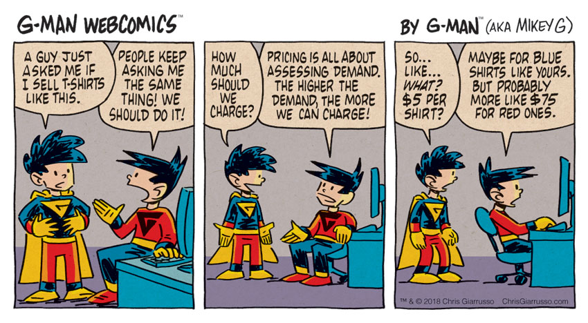 G-Man Webcomics #159: Shirts