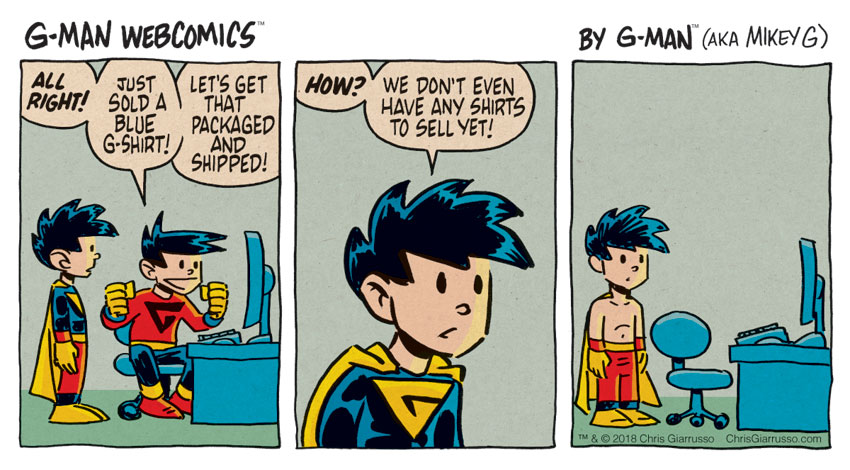 G-Man Webcomics #160: Sold!