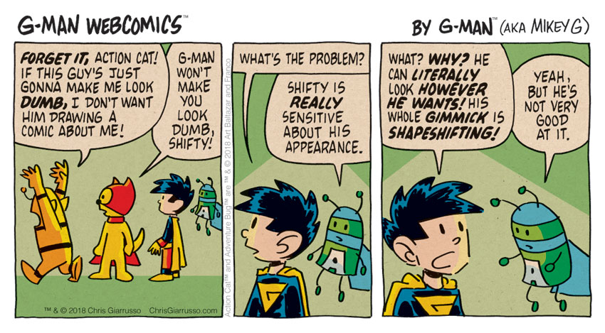 G-Man Webcomics #165: Shape Shifty