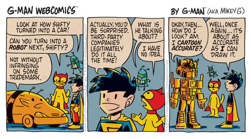 G-Man Webcomics #167: Shifty Robots