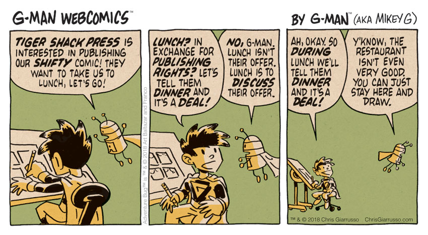 G-Man Webcomics #175: Lunch