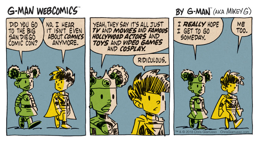 G-Man Webcomics #181: Comic Con Recap