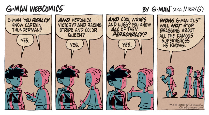 G-Man Webcomics #182: Superheroes