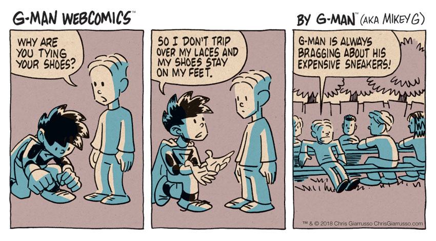 G-Man Webcomics #183: Sneakers