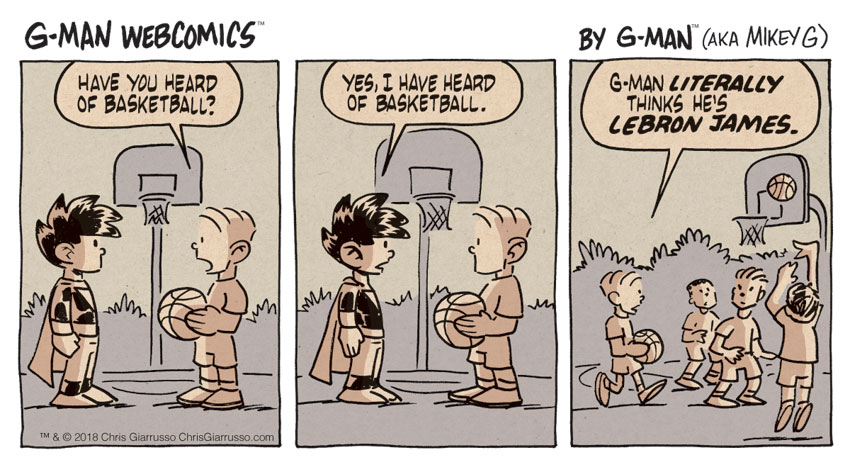 G-Man Webcomics #184: Basketball