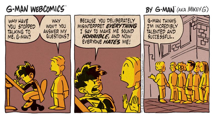 G-Man Webcomics #187: No Answer