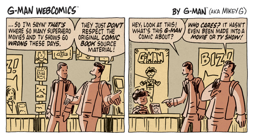 G-Man Webcomics #197: Superhero Movies and Shows