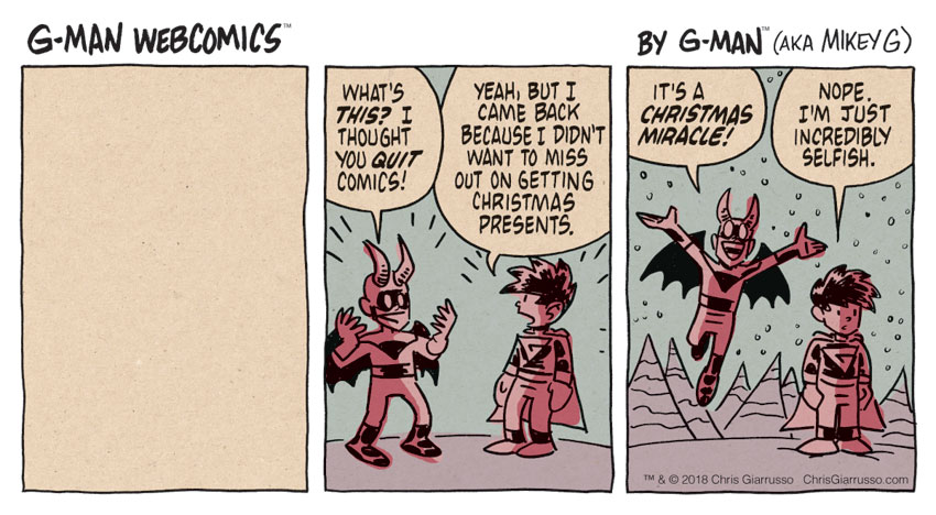G-Man Webcomics #203: Oh, Christmas Three