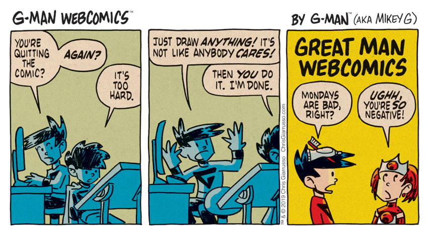 G-Man Webcomics #205: Great Man Webcomics