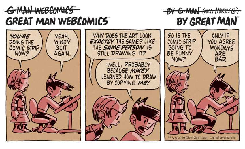 G-Man Webcomics #206: Mondays