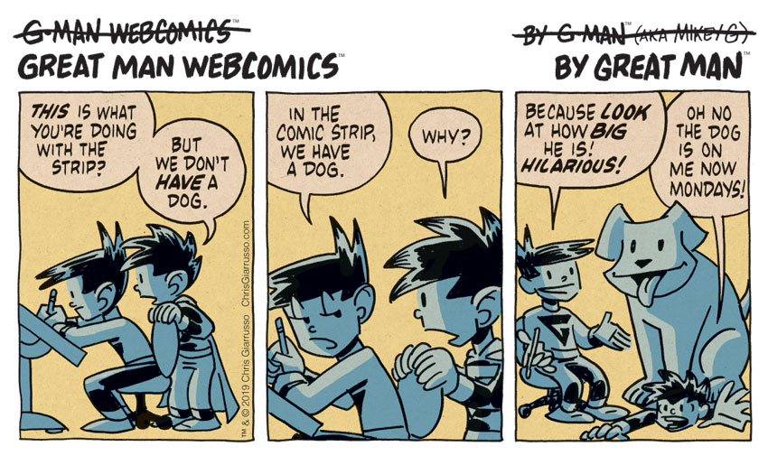 G-Man Webcomics #207: Dog Days