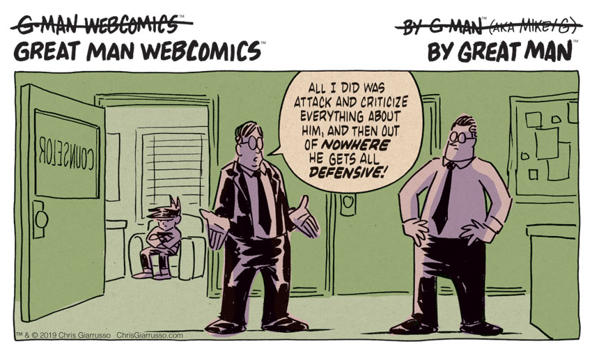 G-Man Webcomics #215: Defense