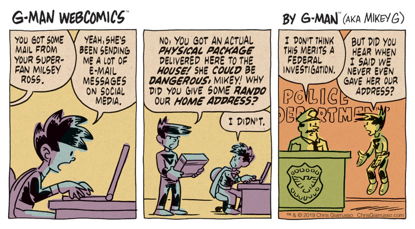 G-Man Webcomics #225: Fan Mail Too