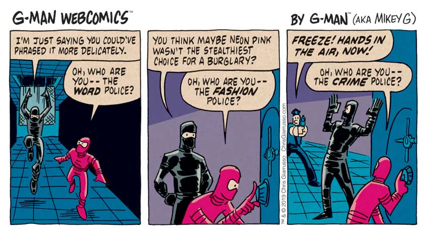 G-Man Webcomics #228: The Word Police