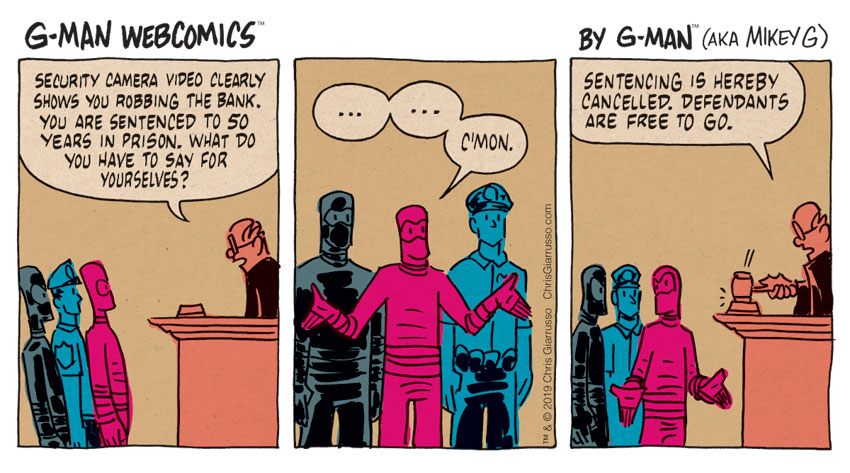 G-Man Webcomics #230: Judge Dread