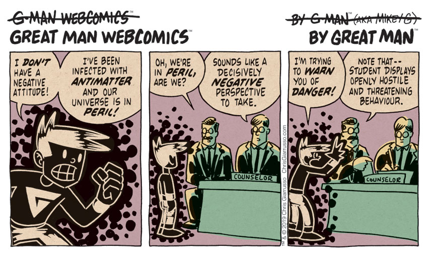 G-Man Webcomics #233: A Universe in Peril