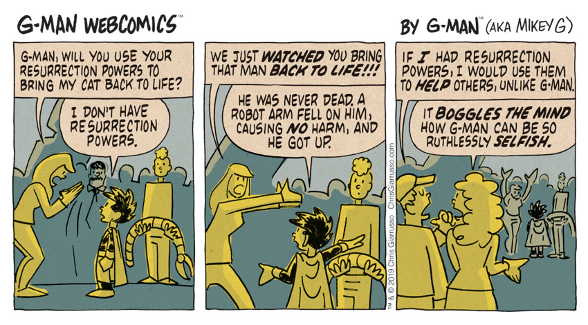 G-Man Webcomics #242: Robot Statue 7