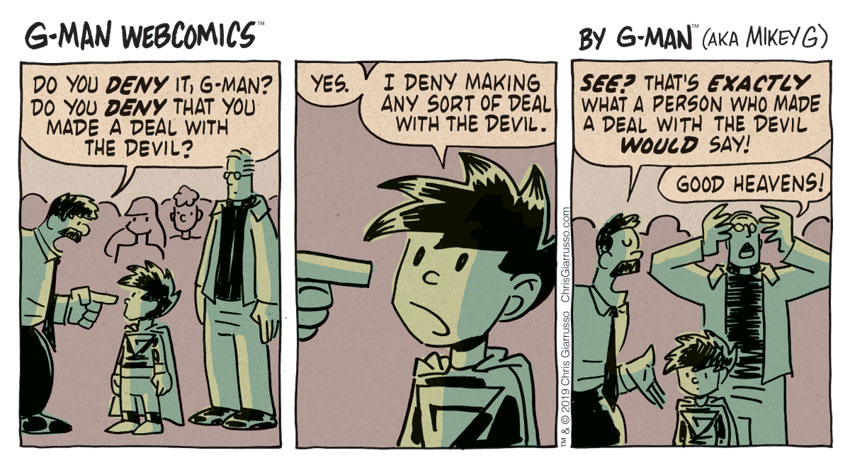 G-Man Webcomics #245: Devil Deal Denial
