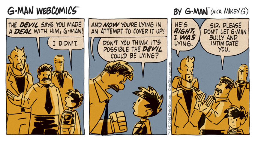 G-Man Webcomics #247: Devil Deception
